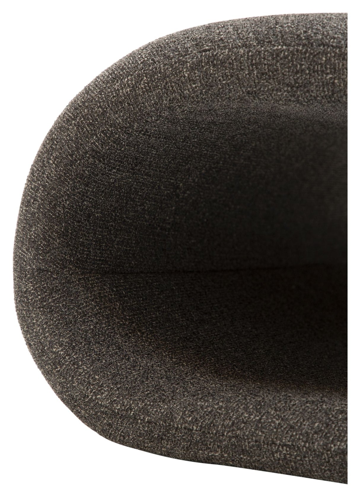 Dubna Lounge Chair, pebble gray bouclé fabric