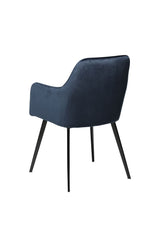 Embrace Dining chair, Midnight blue velvet