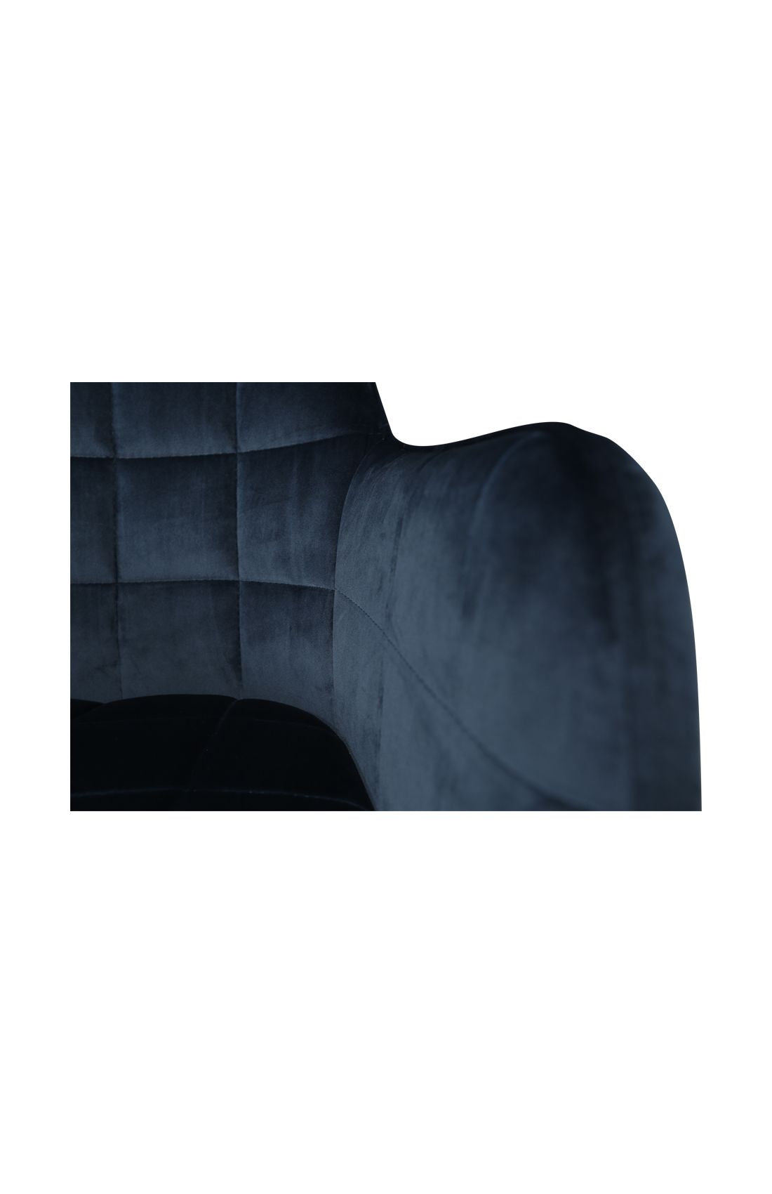 Embrace Dining chair, Midnight blue velvet