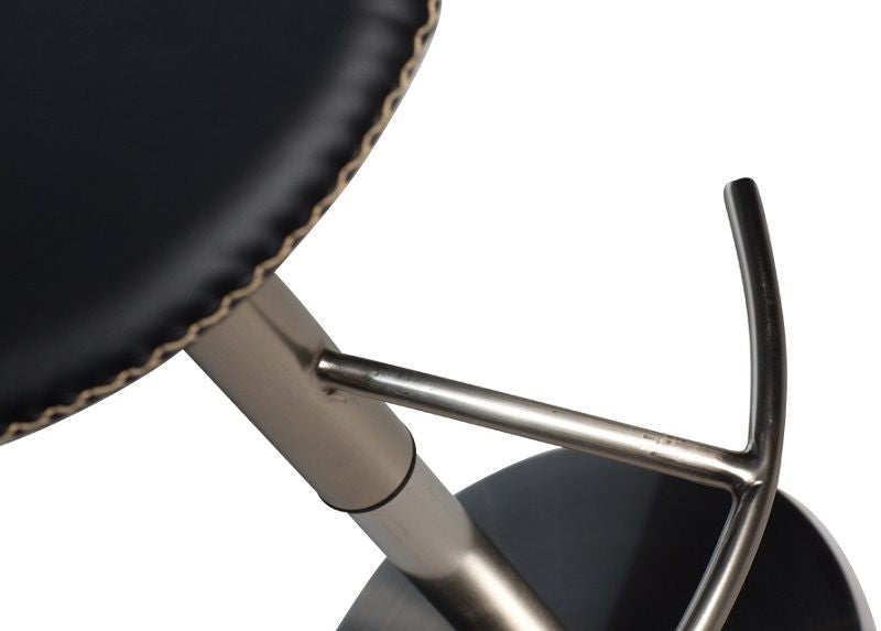 Flair Barstool Black Leather