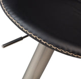 Flair Barstool Black Leather