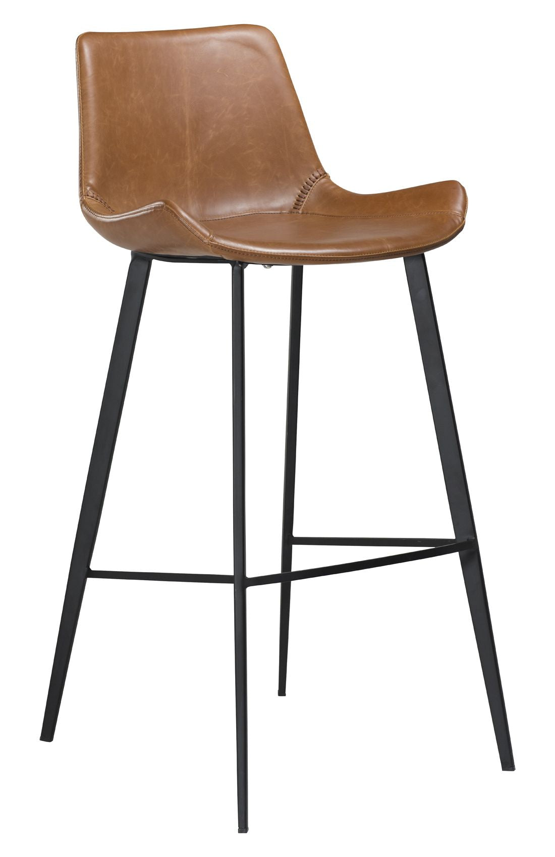 Hype Bar Chair, Brown Leatherette