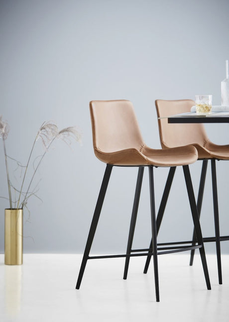 Hype Bar Chair, Brown Leatherette