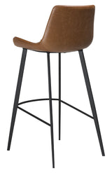 Hype Bar Chair, Brown Leatherette