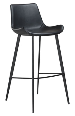 Hype Bar Chair, Black Leatherette