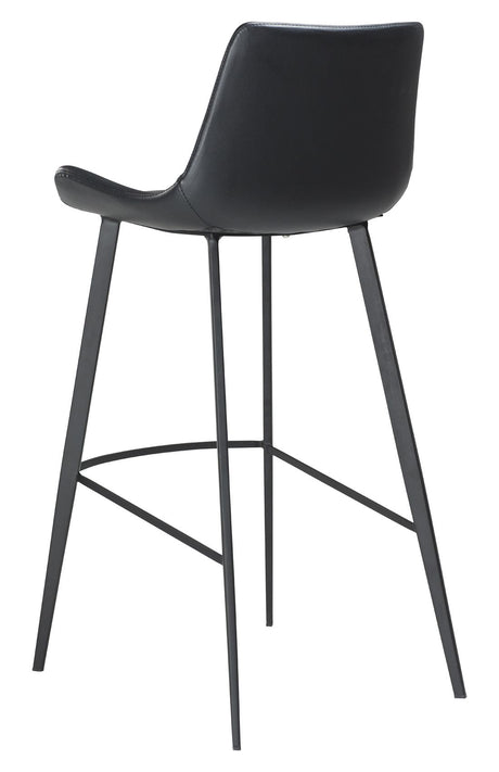 Hype Bar Chair, Black Leatherette