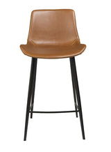 Hype bar stool Light brown leatherette, SH: 65cm