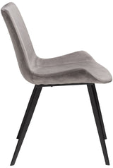 Hype Dining Chair Alugrå Velour