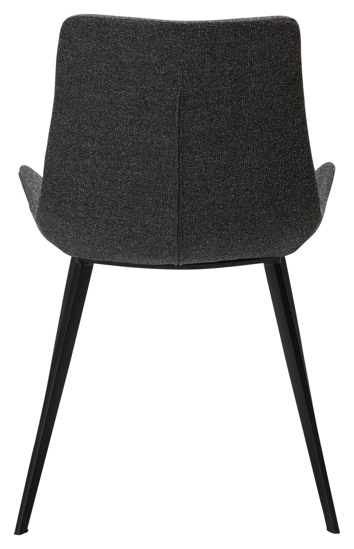 Hype Dining chair, pebble gray bouclé fabric