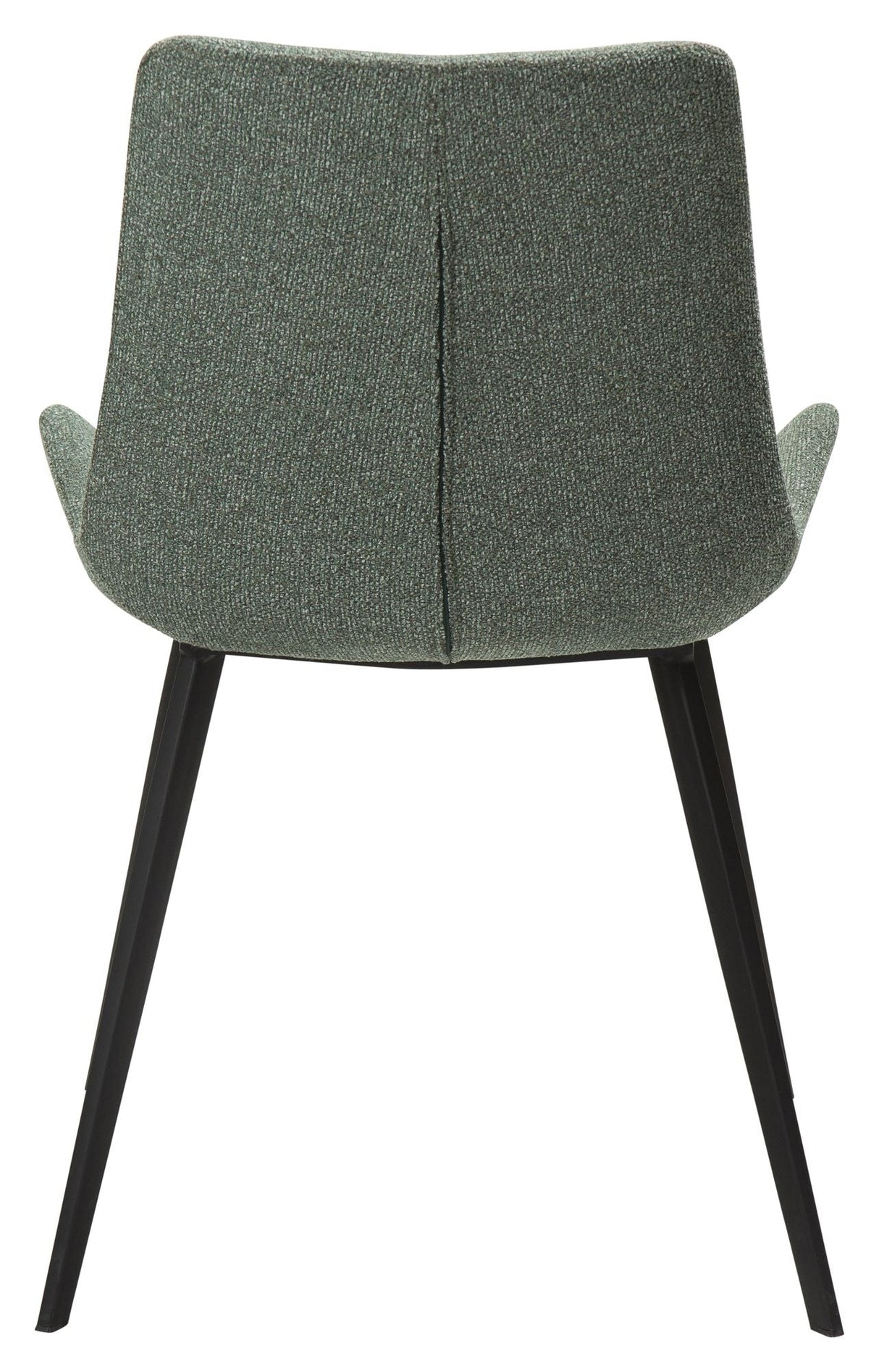 Hype Dining chair, pebble green bouclé fabric