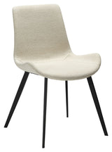 Hype Dining chair, simply beige bouclé fabric