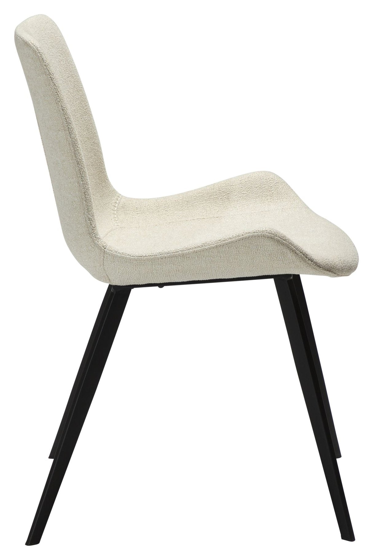 Hype Dining chair, simply beige bouclé fabric