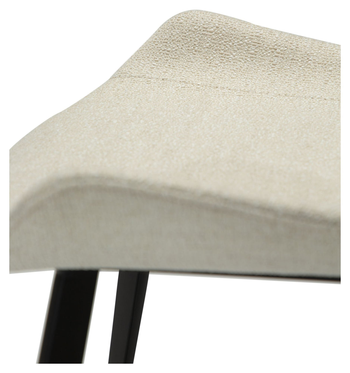 Hype Dining chair, simply beige bouclé fabric