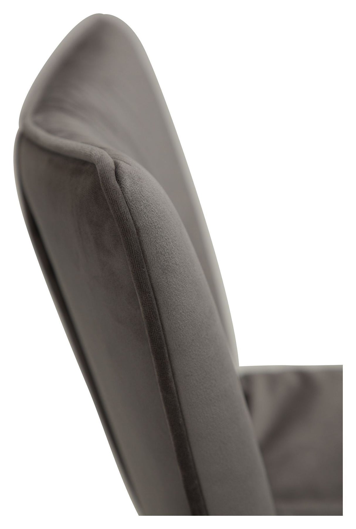 Join bar stool, Alu-Gray Velour, SH: 67cm