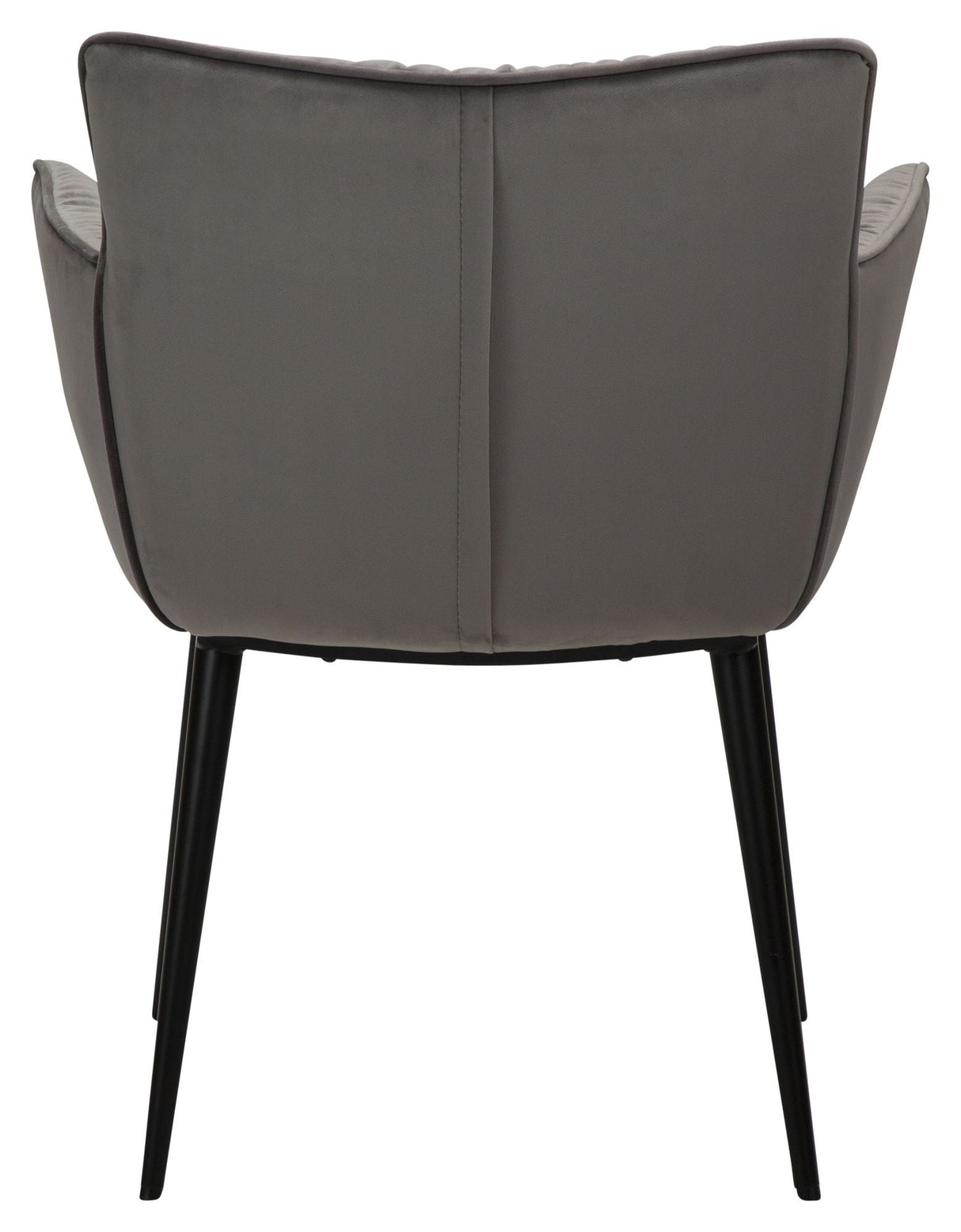 Join Dining chair with armrests, Alu-Gray Velour