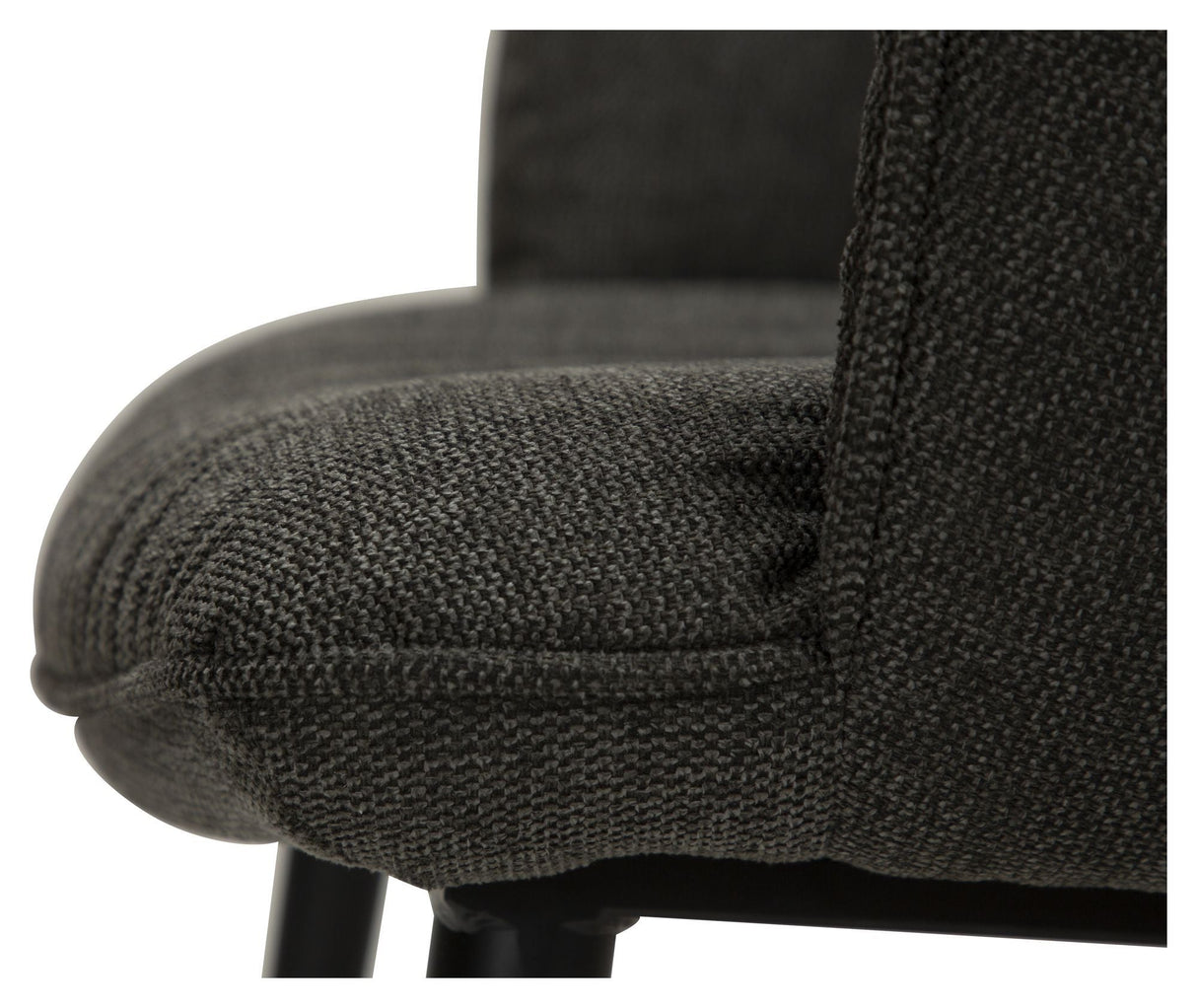 Join Dining chair with armrests, Crow Black