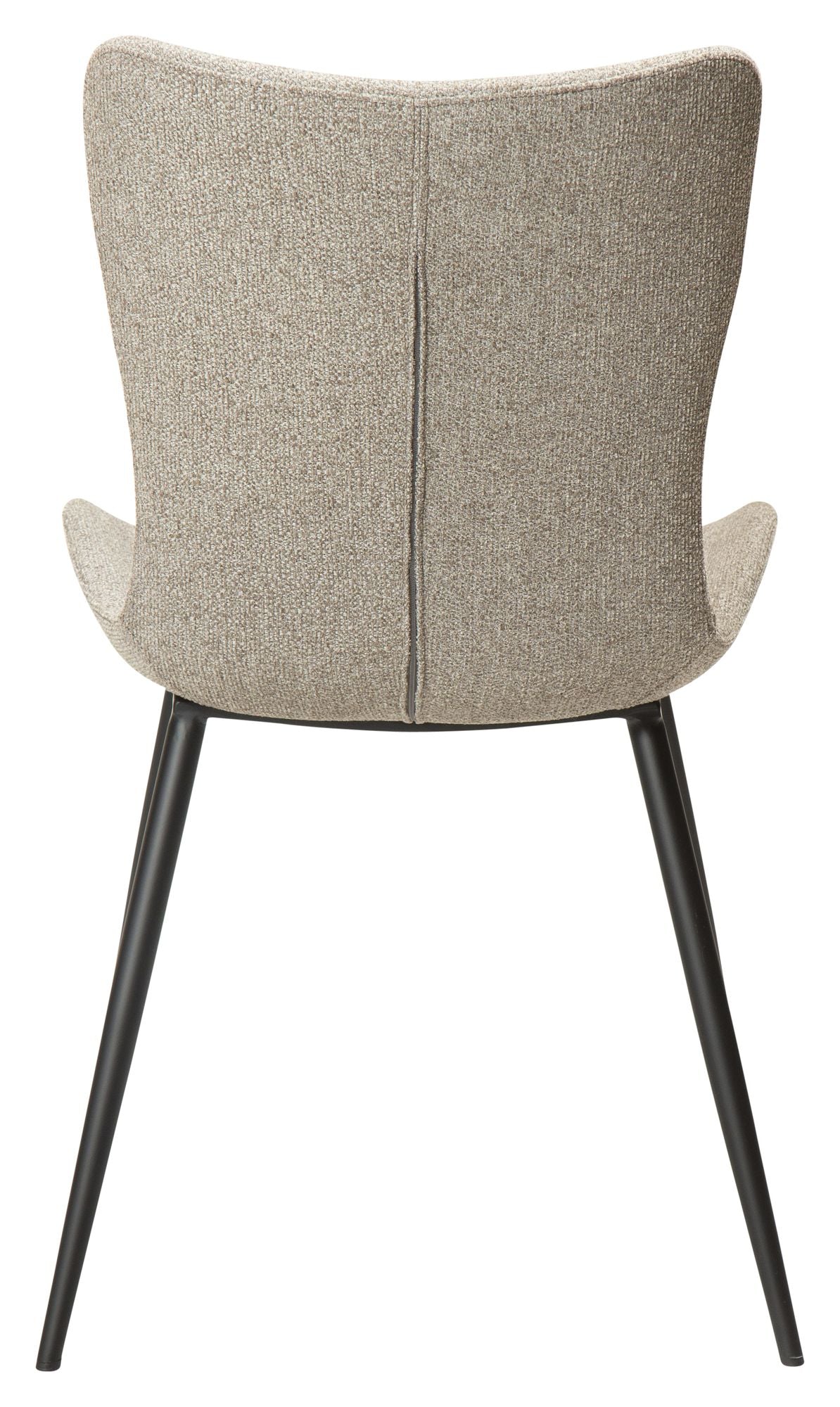 Medusa Dining chair, pebble earth bouclé fabric