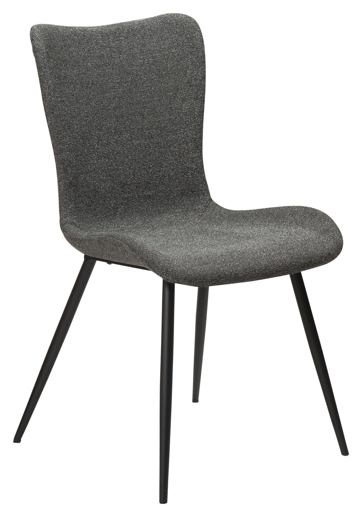 Medusa Dining chair, pebble gray bouclé fabric