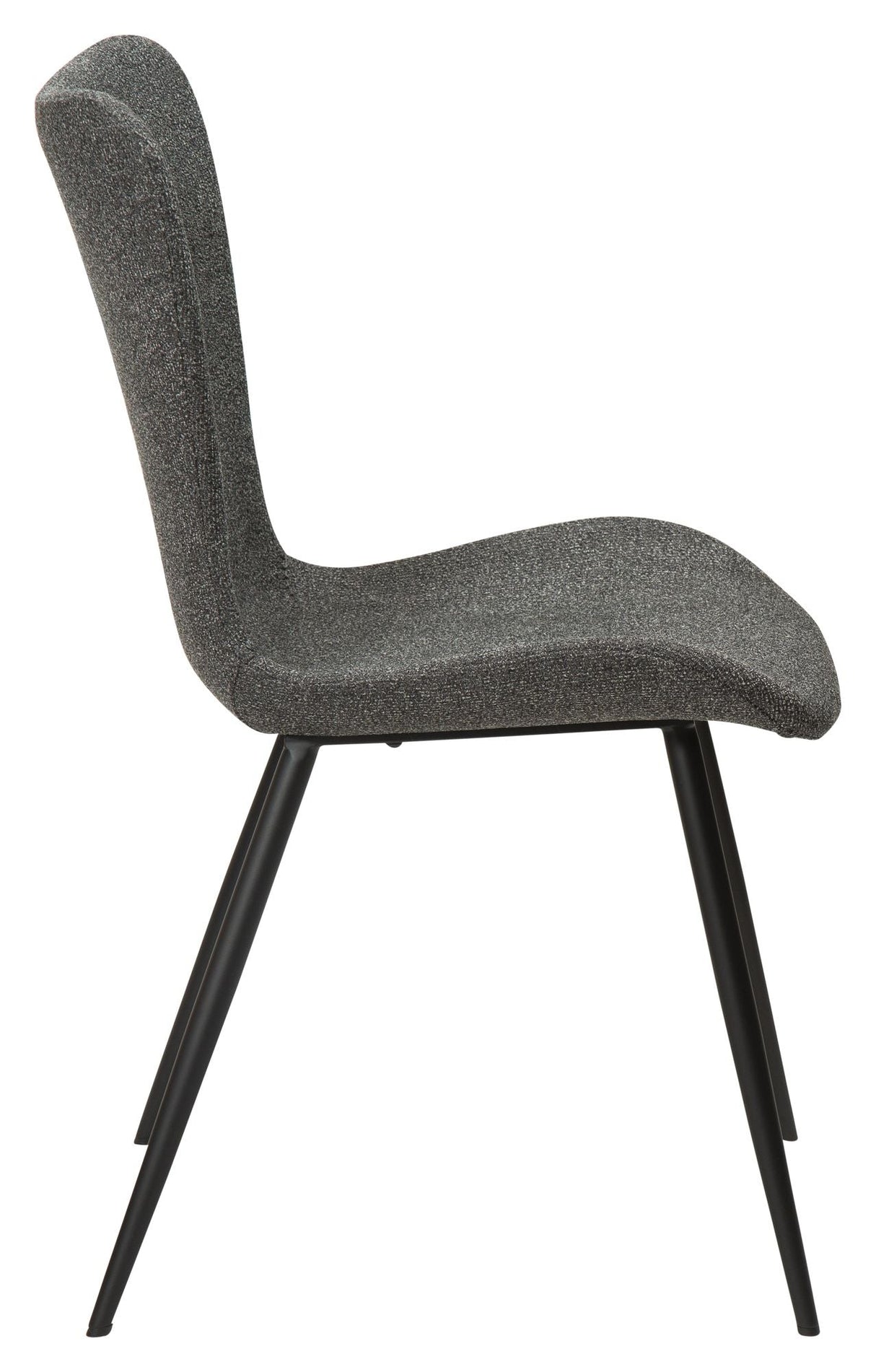 Medusa Dining chair, pebble gray bouclé fabric