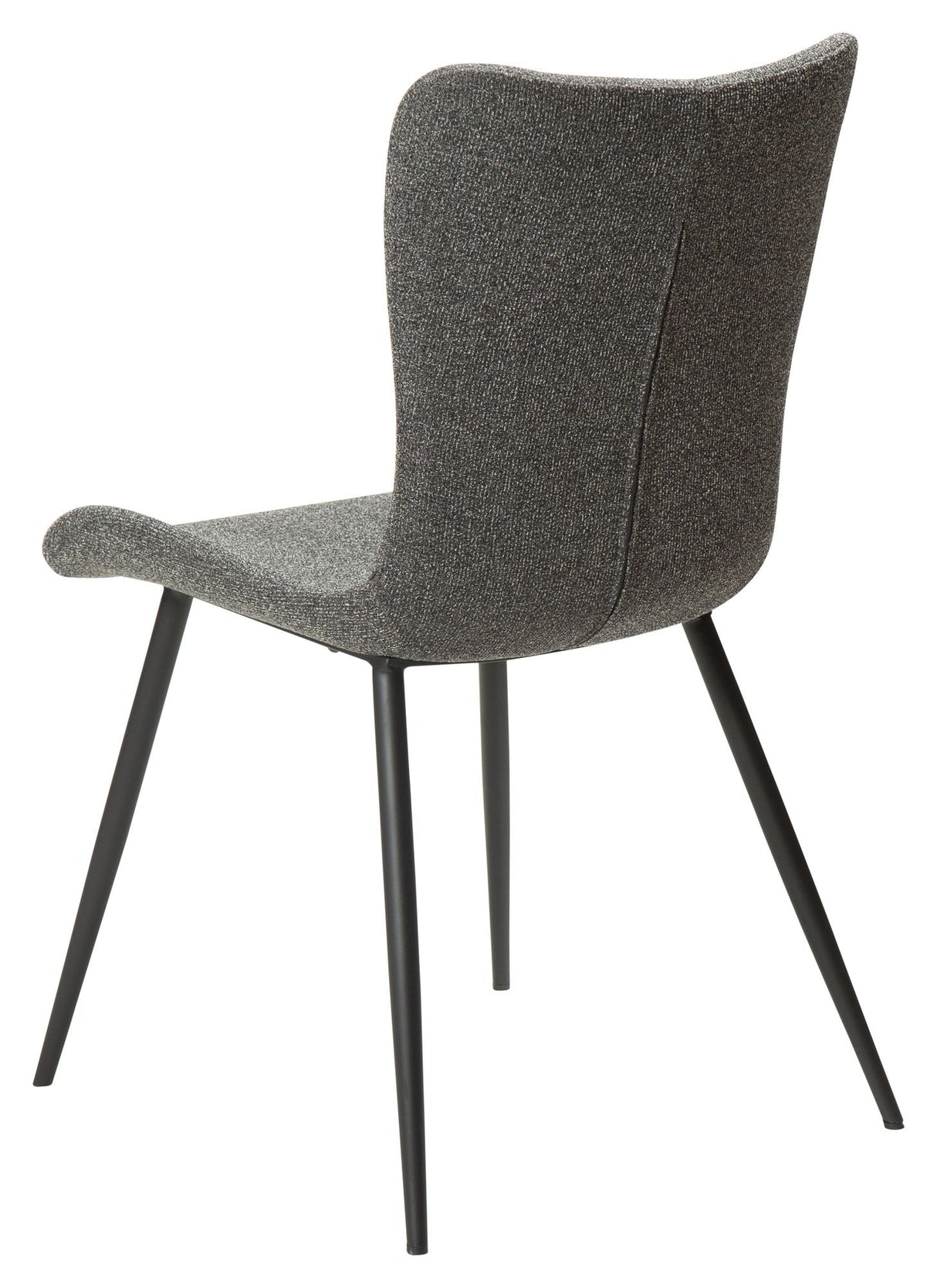 Medusa Dining chair, pebble gray bouclé fabric