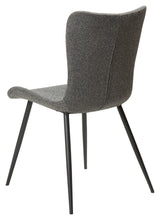 Medusa Dining chair, pebble gray bouclé fabric