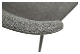 Medusa Dining chair, pebble gray bouclé fabric