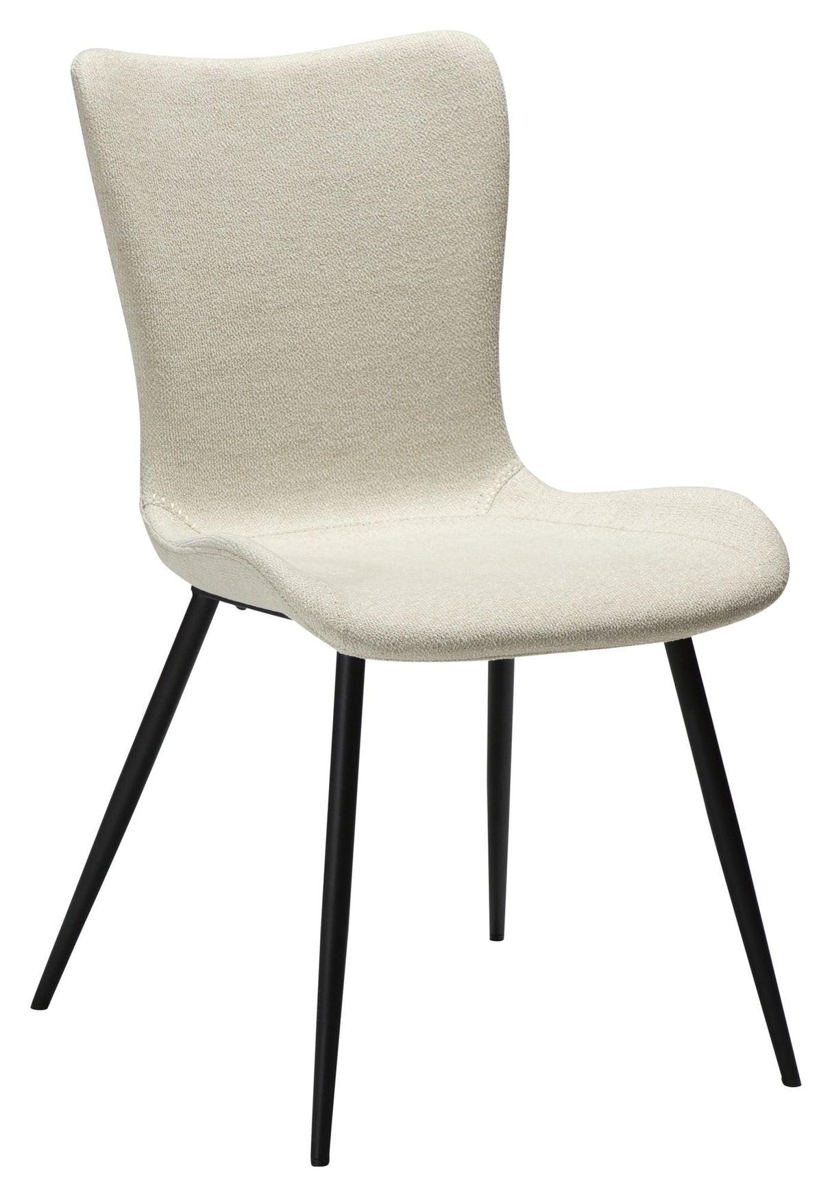 Medusa Dining chair, simply beige bouclé fabric