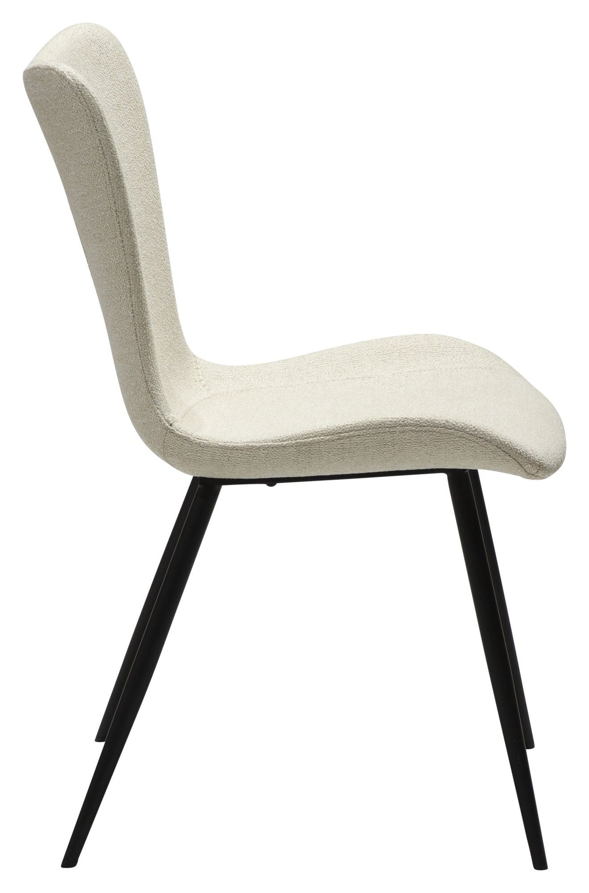 Medusa Dining chair, simply beige bouclé fabric