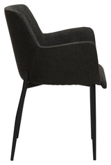 Rombo Dining Chair, Crow Black