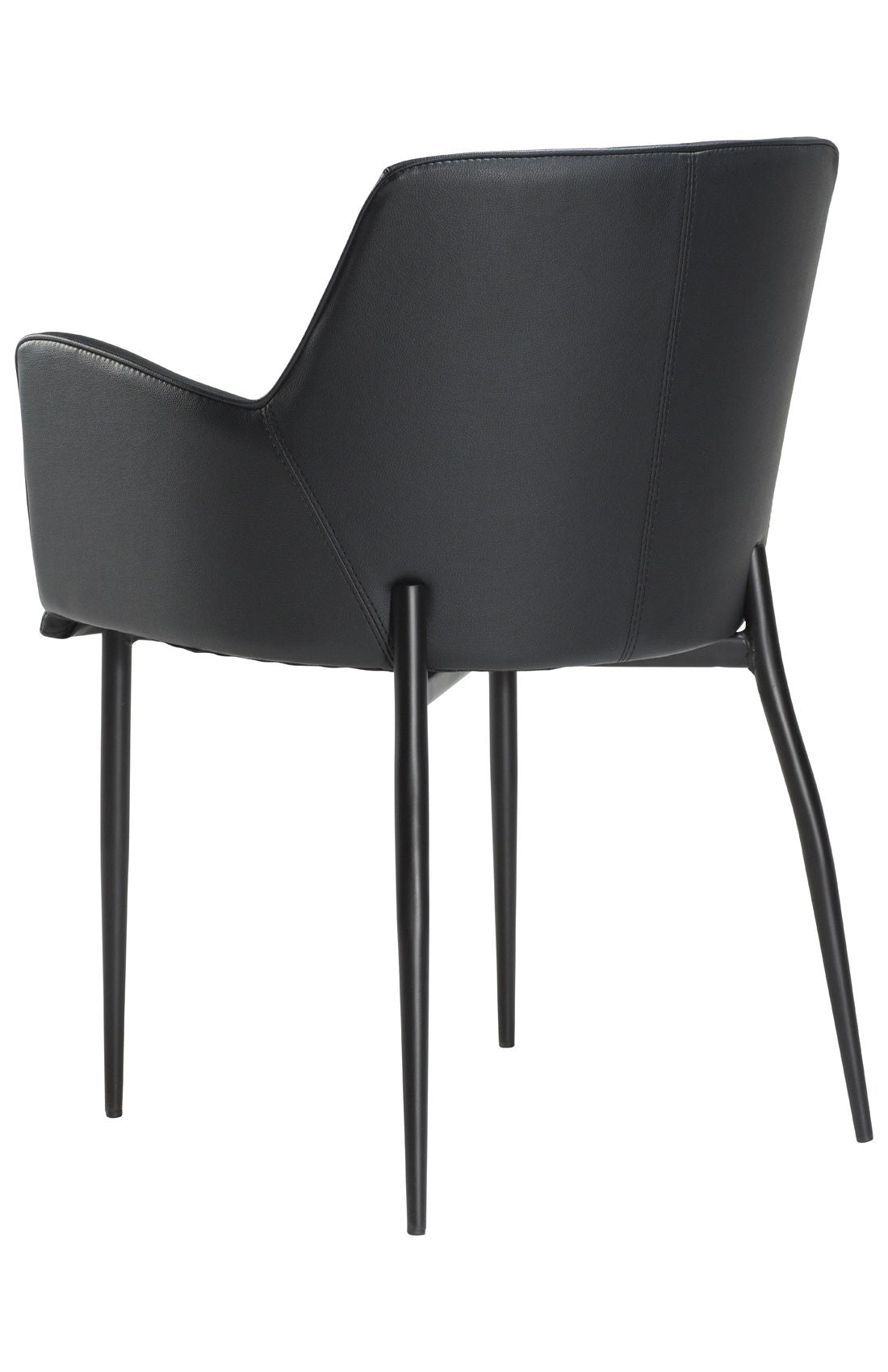 Rombo Dining chair, Gray leatherette