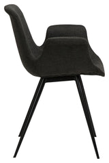 Thicc Dining Chair, Crow Black