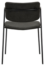 Zed Dining Chair, Crow Black