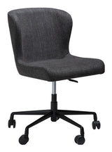 GLAM Office chair, black fabric