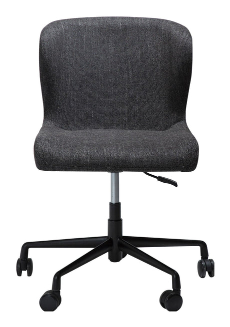 GLAM Office chair, black fabric