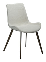 HYPE Dining chair, White/beige Fabric