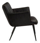 Join Lounge Chair, Meteorite Black Velvet