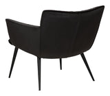 Join Lounge Chair, Meteorite Black Velvet