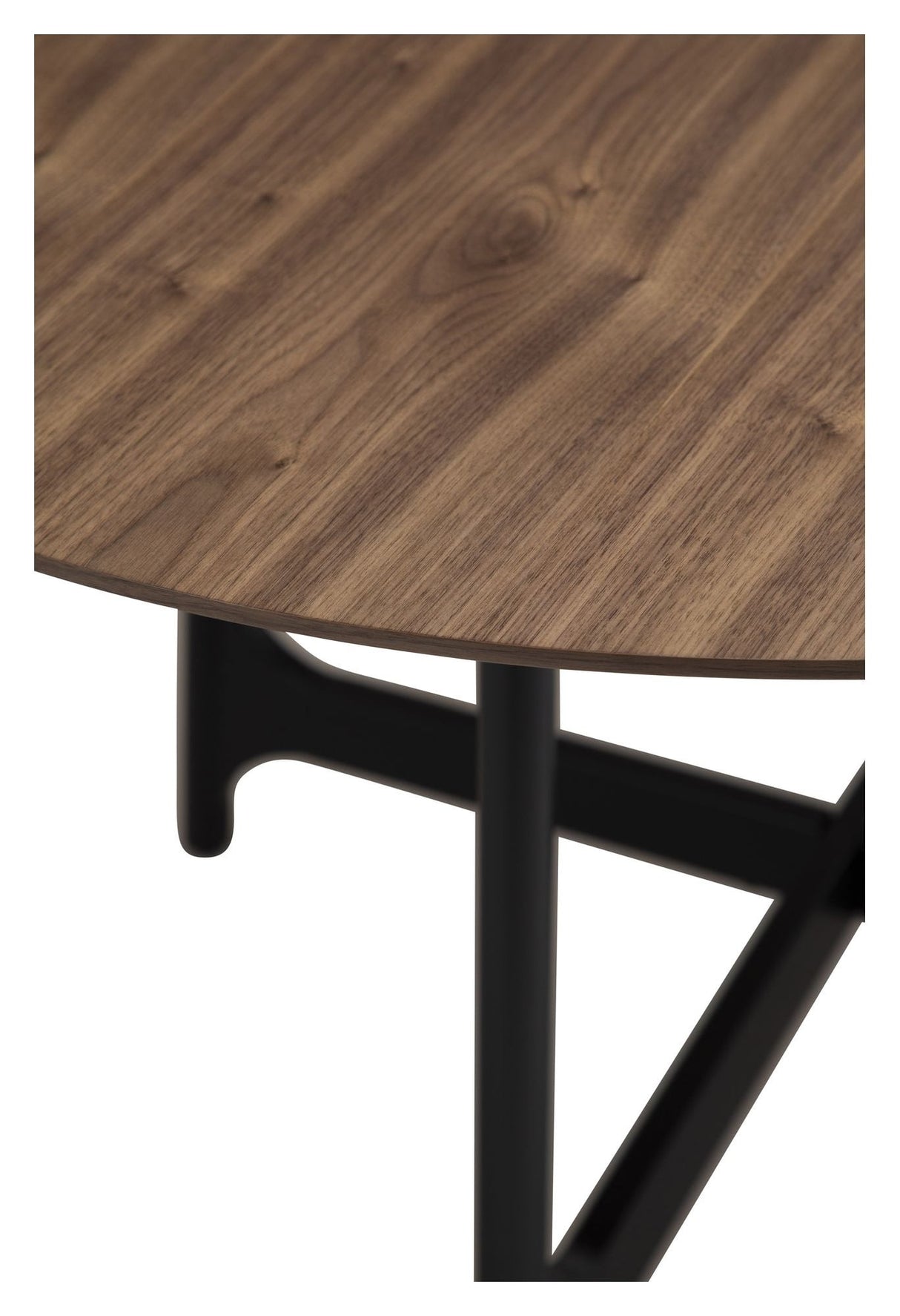 OOID Dining Table 120, Walnut/Brown