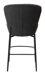 ORBIT Bar stool, Black Fabric, SH: 67.5