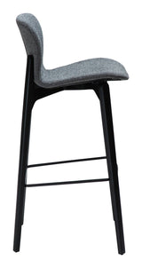 PARAGON Barstool, Gray fabric