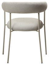 PLENTI Dining chair with armrests, Gray/Cashmere