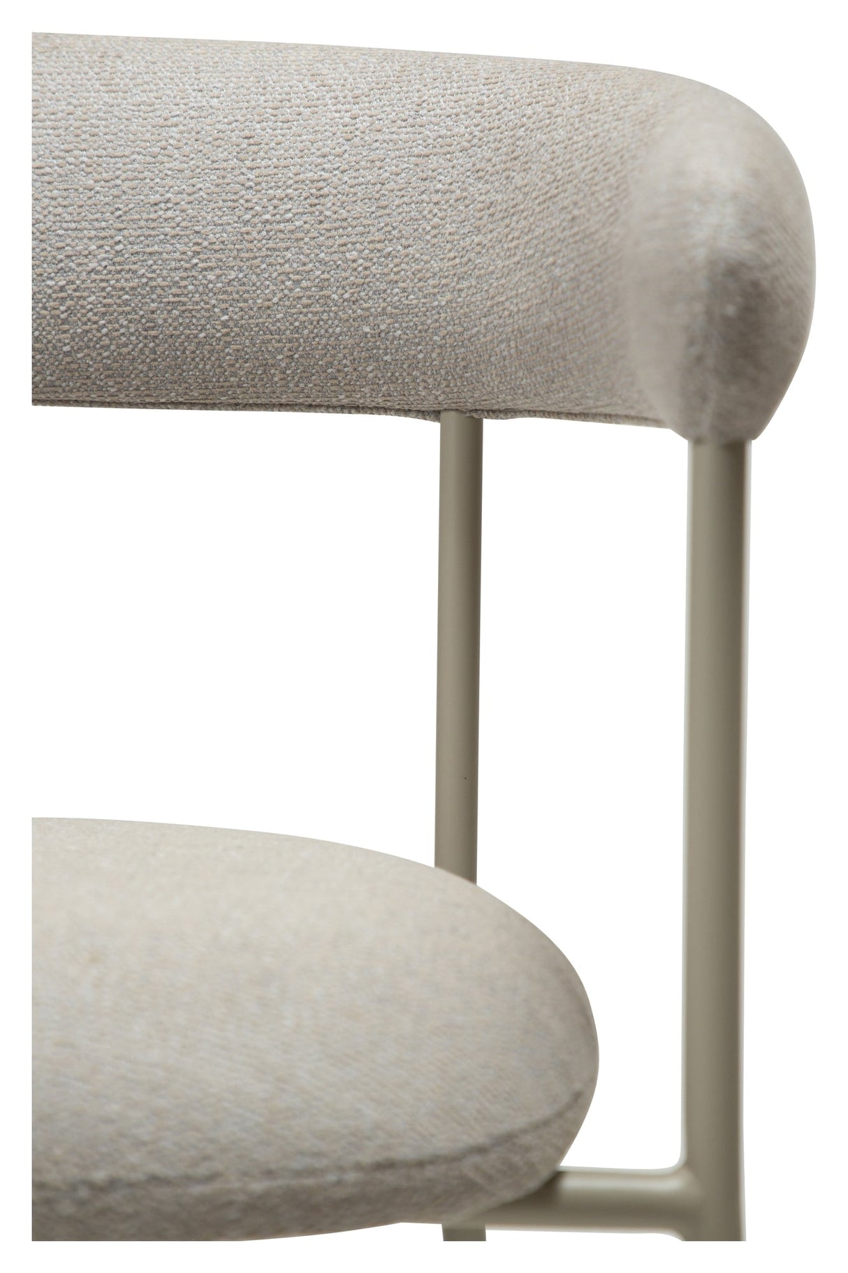 PLENTI Dining chair with armrests, Gray/Cashmere