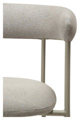 PLENTI Dining chair with armrests, Gray/Cashmere