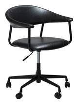 ROVER Office chair, Black PU leatherette