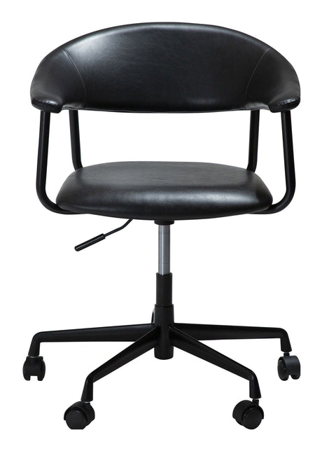 ROVER Office chair, Black PU leatherette