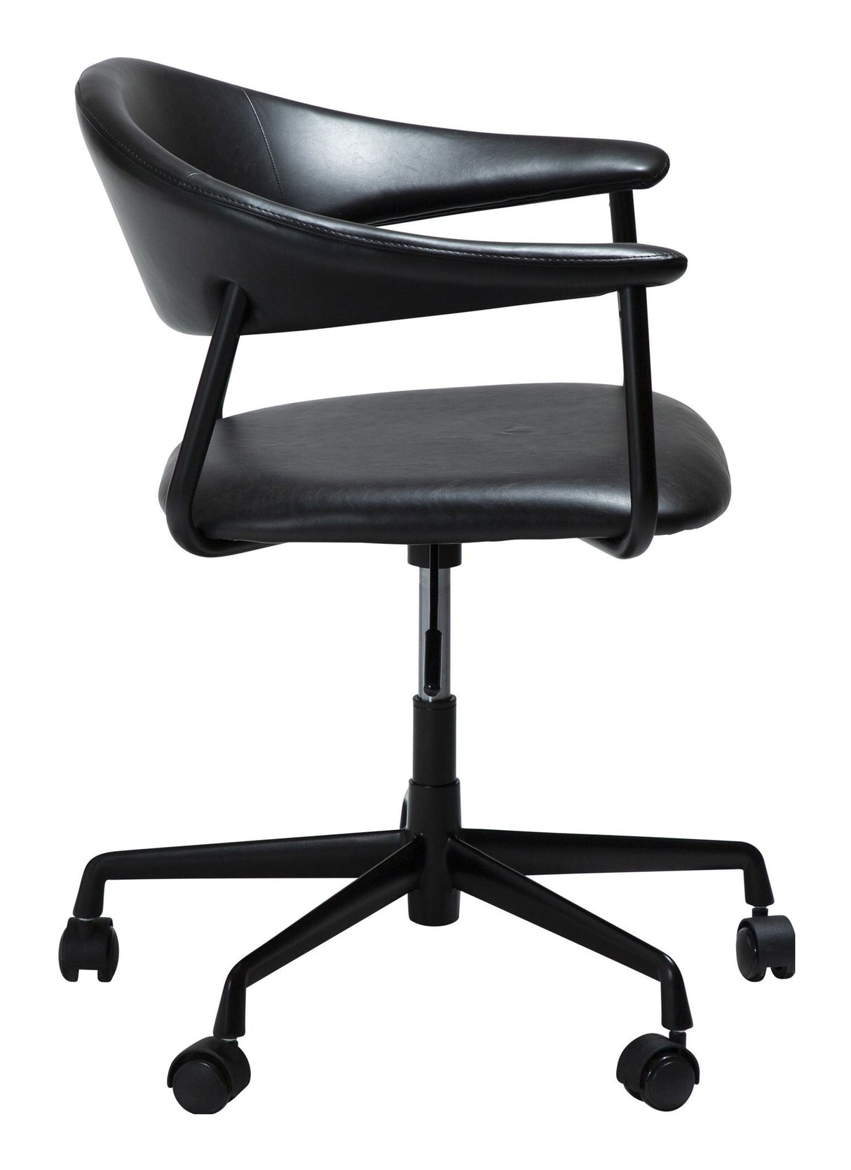 ROVER Office chair, Black PU leatherette