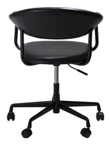 ROVER Office chair, Black PU leatherette