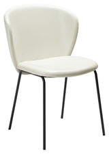 STAY Dining chair, White art. Leather