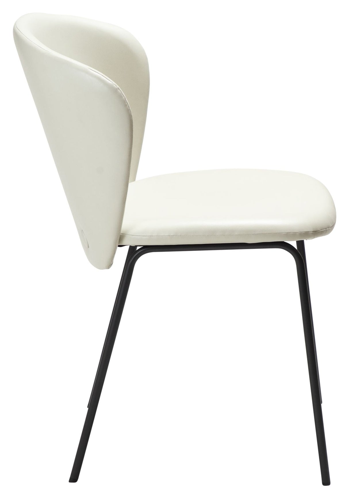 STAY Dining chair, White art. Leather