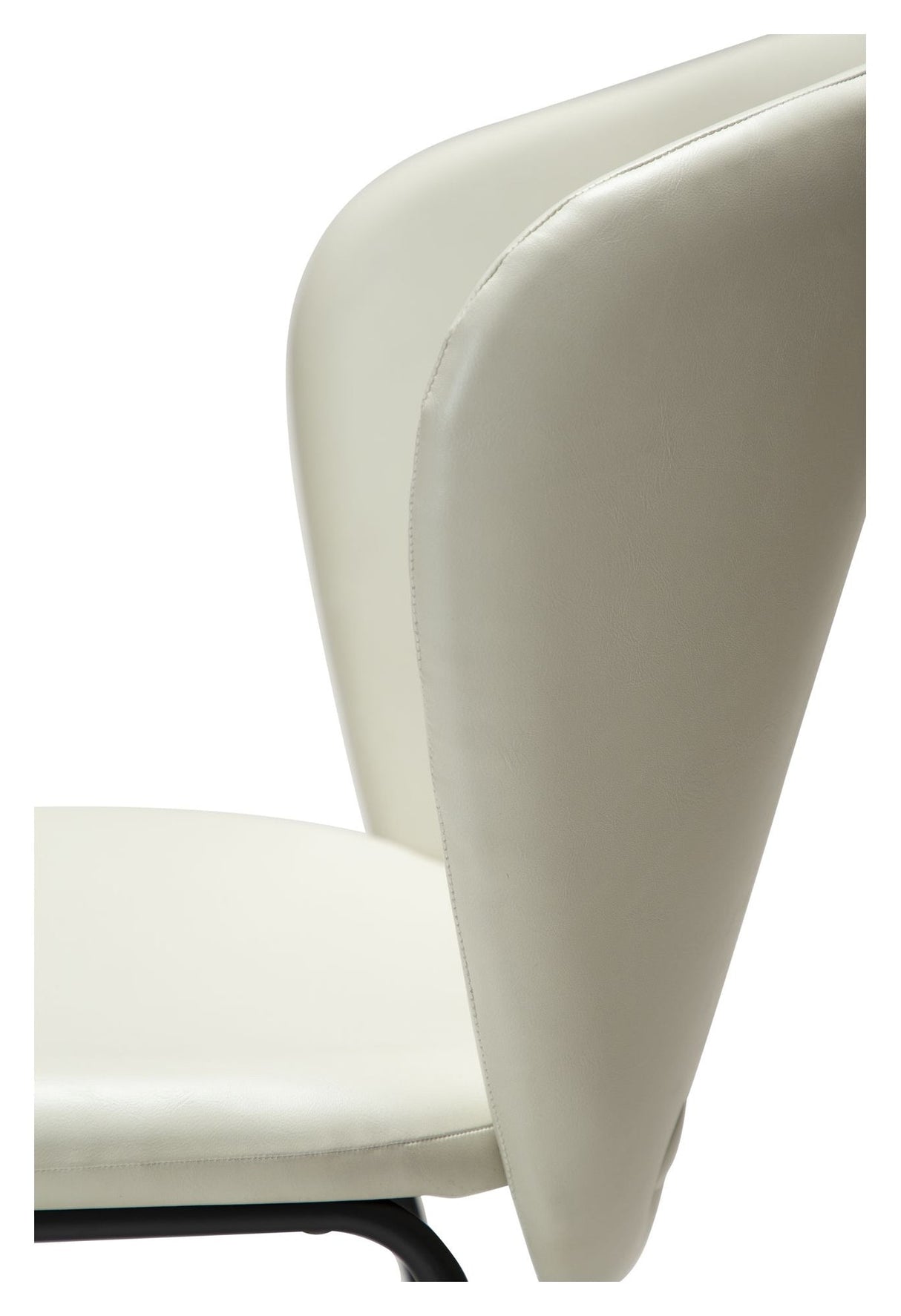 STAY Dining chair, White art. Leather